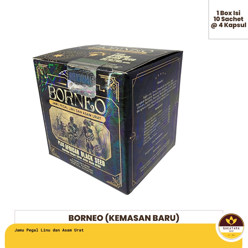 Kapsul Borneo Isi 40 Kapsul