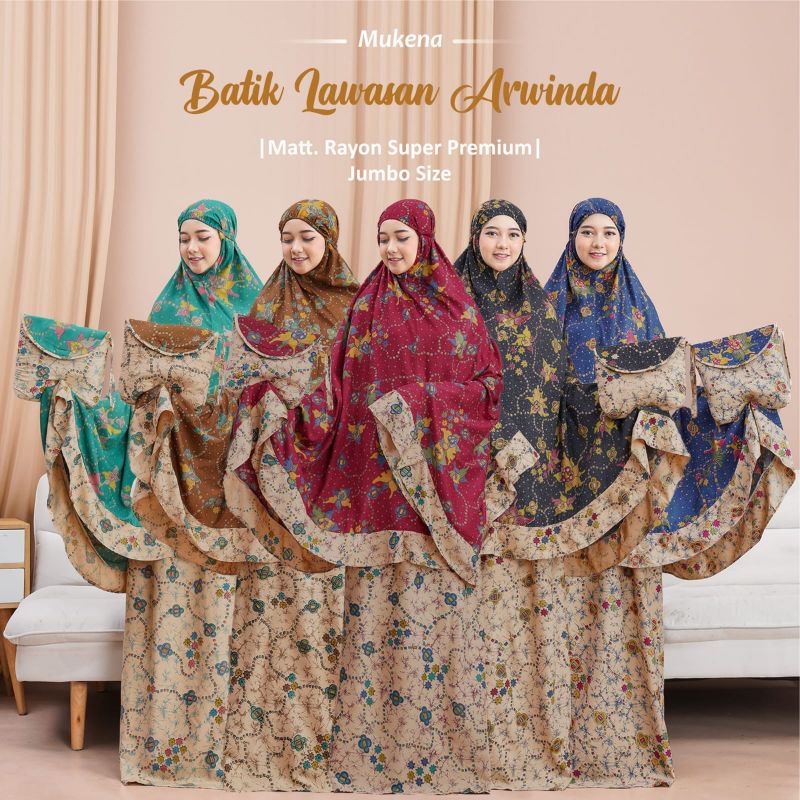 Mukena lawasan arwinda Mukena batik solo produksi sendiri mukena lebaran