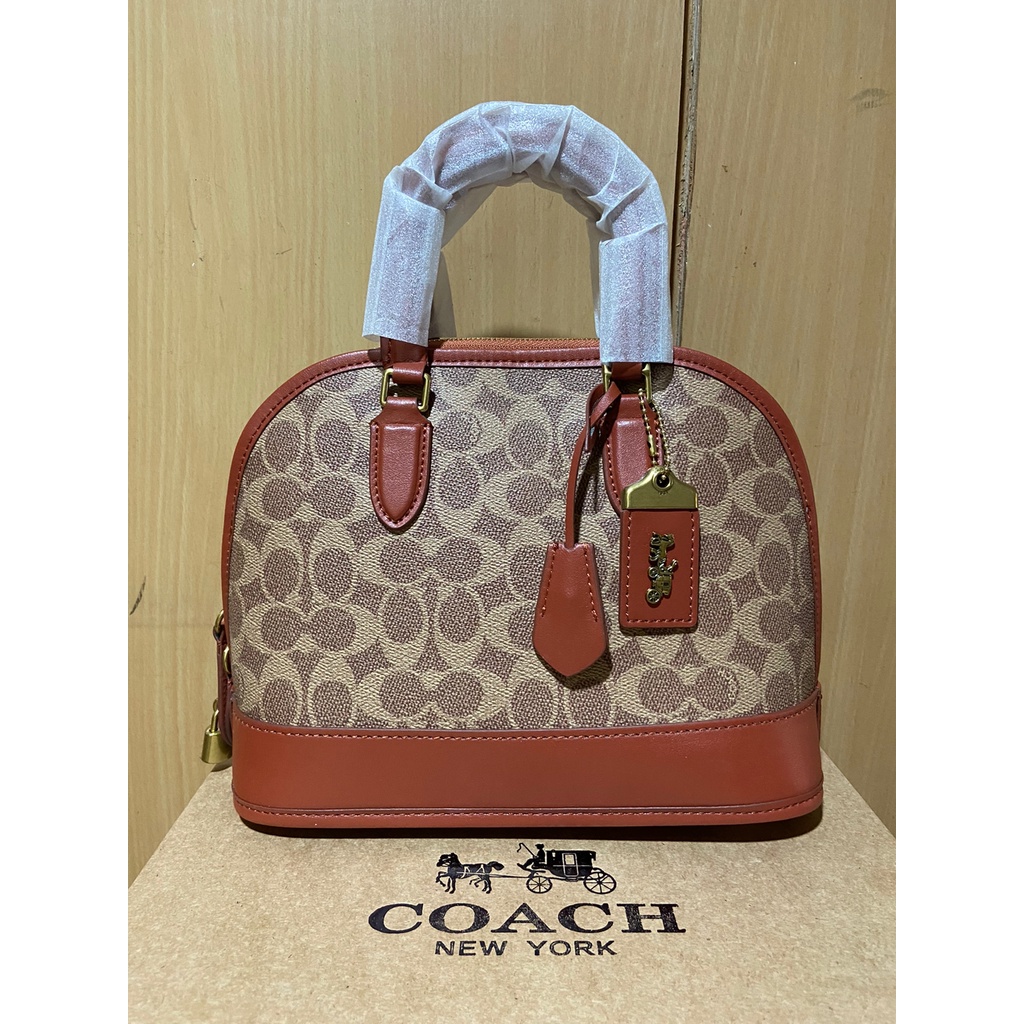 Jual Coach Revel Bag In Signature Canvas Shopee Indonesia