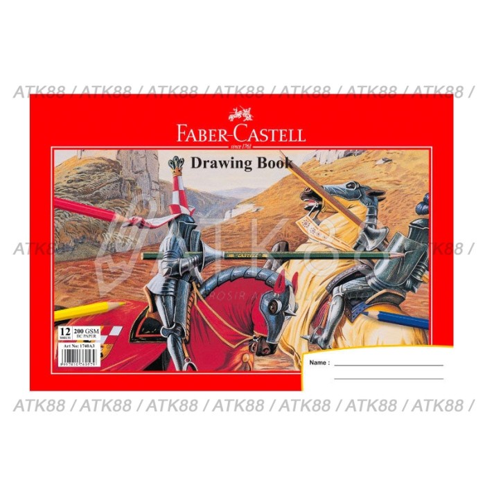 

Buku Gambar Faber Castell Art Sketch Pad Drawing Book A3