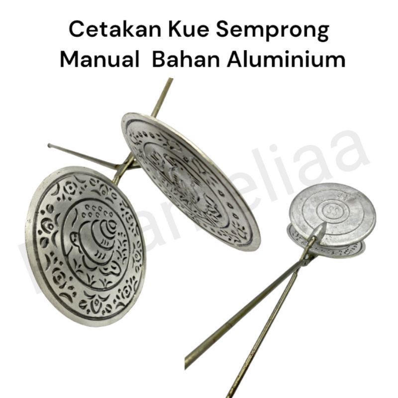 Cetakan Kue semprong Manual, bahan aluminium anti lengket/cetakan kue sepit sapik