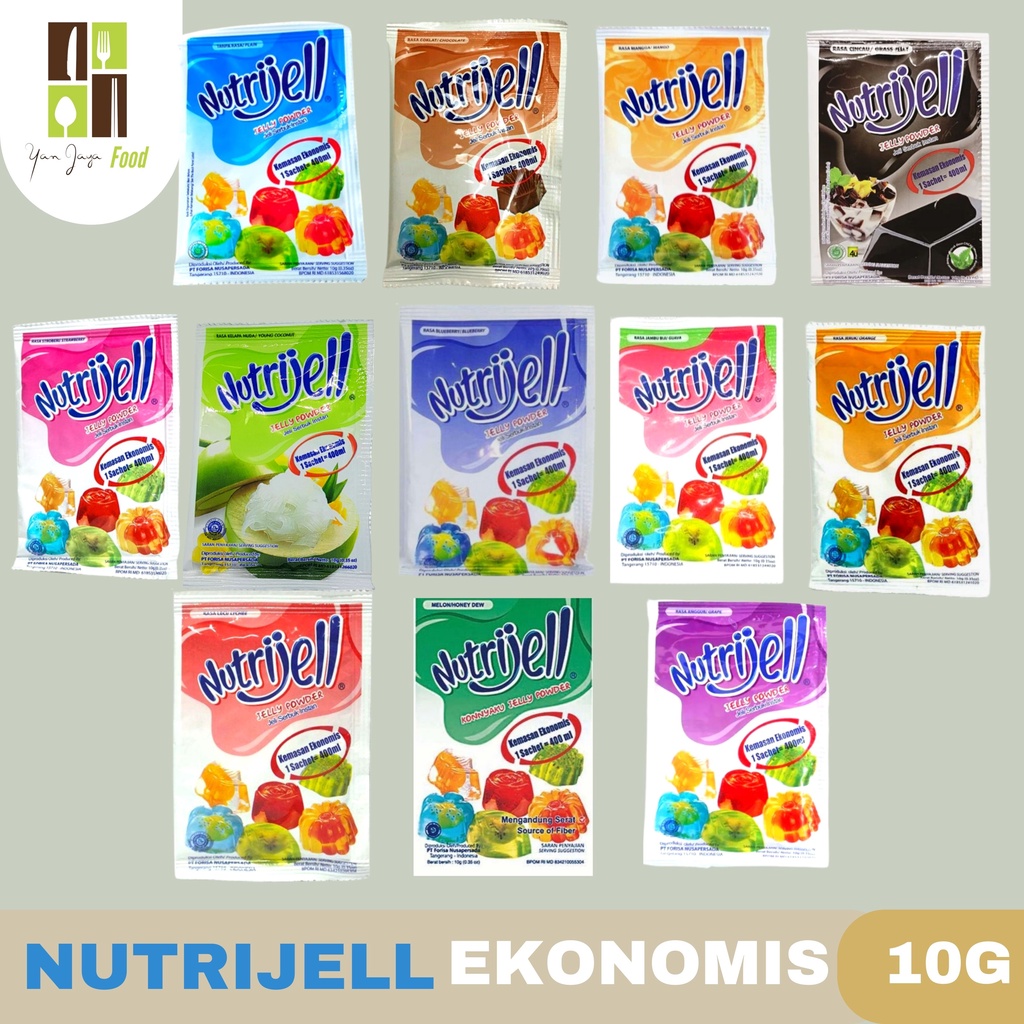 

Nutrijel/Agar-Agar/Puding Kemasan Ekonomis 10 g