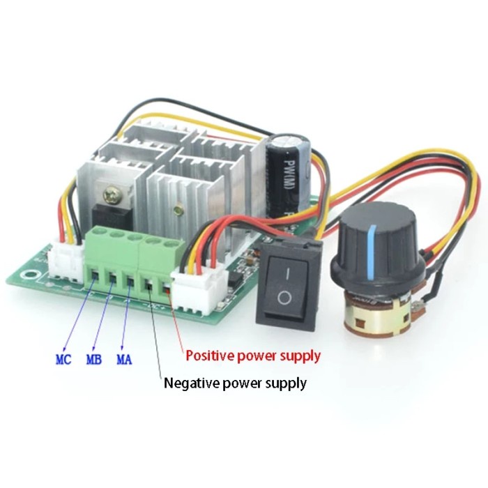 BLDC 3 Phase 15A Brushless Motor Speed Controller BLDC PWM Driver