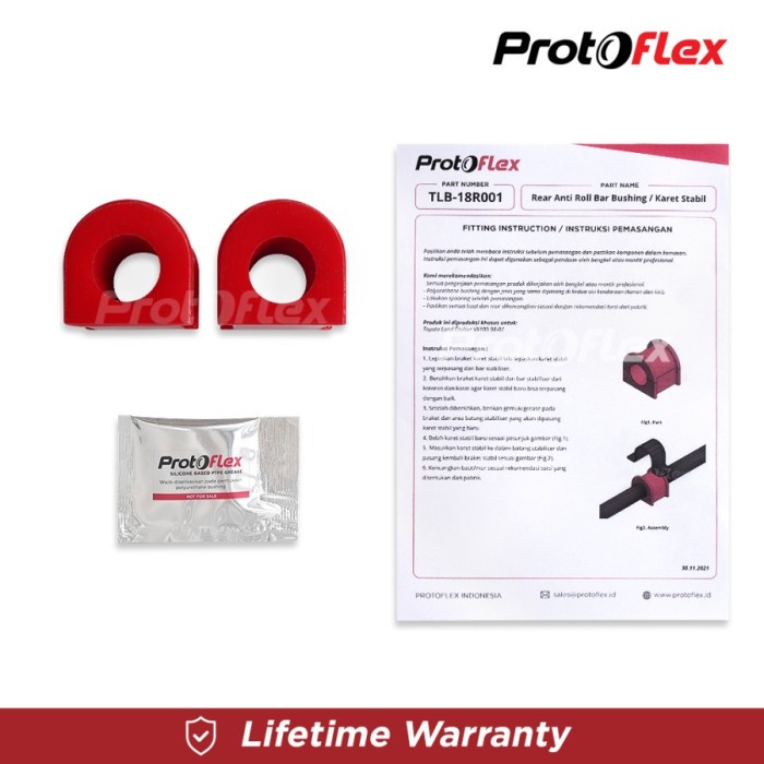 Protoflex Bushing Karet Stabil Belakang Land Cruiser VX 100
