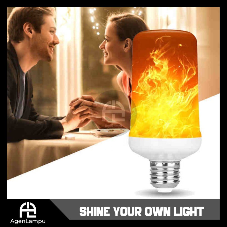 Jual LAMPU LED API 5 WATT 5W / LAMPU DEKORASI CAFE / LED FLAME FIRE