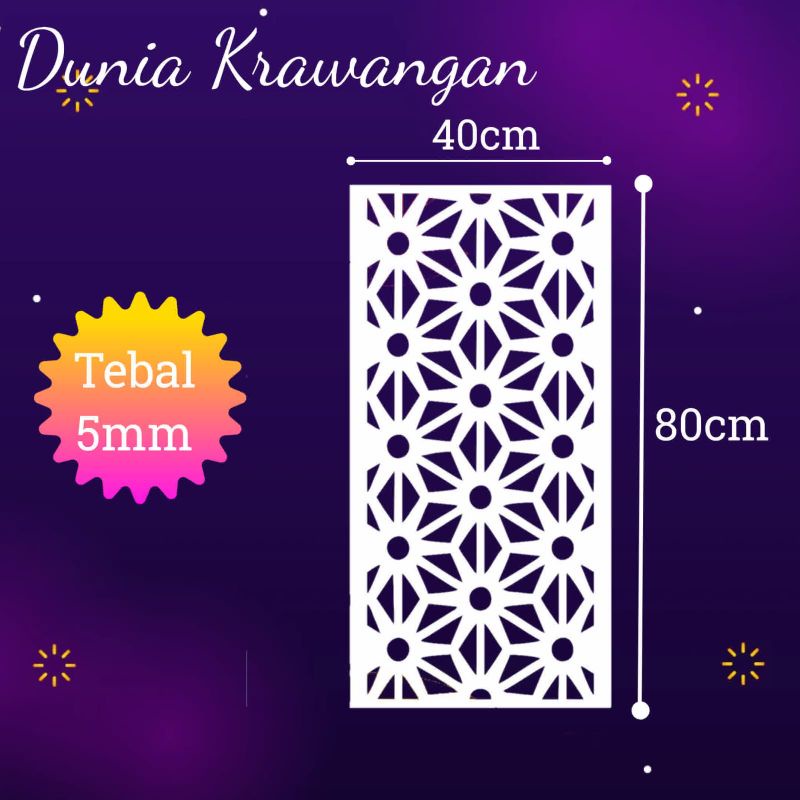 KRAWANGAN PVC FOAM BOARD / CUTTING PVC FOAM BOAR DK - 58