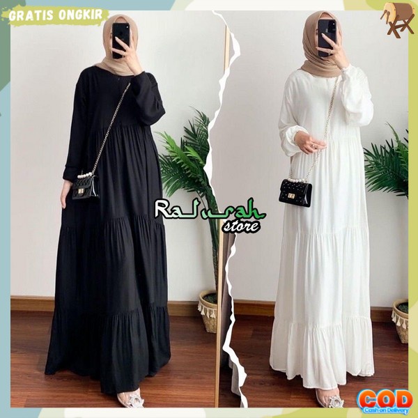 Gsmis Muslim Buat Lebaran Modern Baju Dress Polos Tanggung Bsju Ibu2 Kondangan Mewah Gamus Perempuan