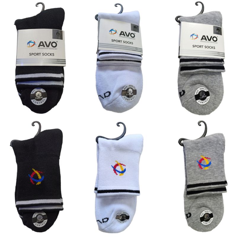 Kaos Kaki Avo Sport Pendek 3/4 Pria Wanita