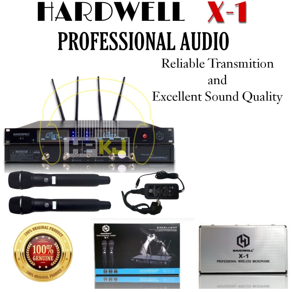 MIC MICROPHONE WIRELESS HARDWELL EXCELLENT X-1 MIC WIRELESS HARDWELL EXCELLENT X-1