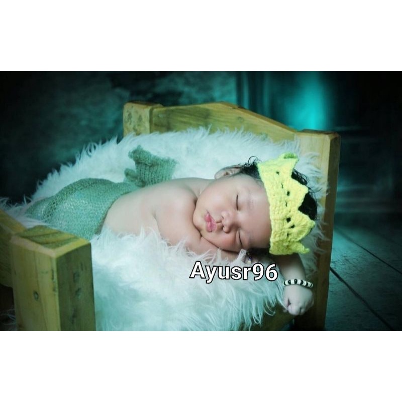 MAHKOTA RAJUT BAYI | PHOTO PROP NEWBORN | BABY CROWN