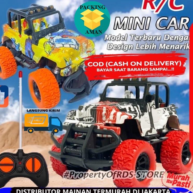 Mobil Remote control Offroad RC Rock Crawler Jeep Mini Climber Mainan Anak Laki Laki Remot Kontrol [