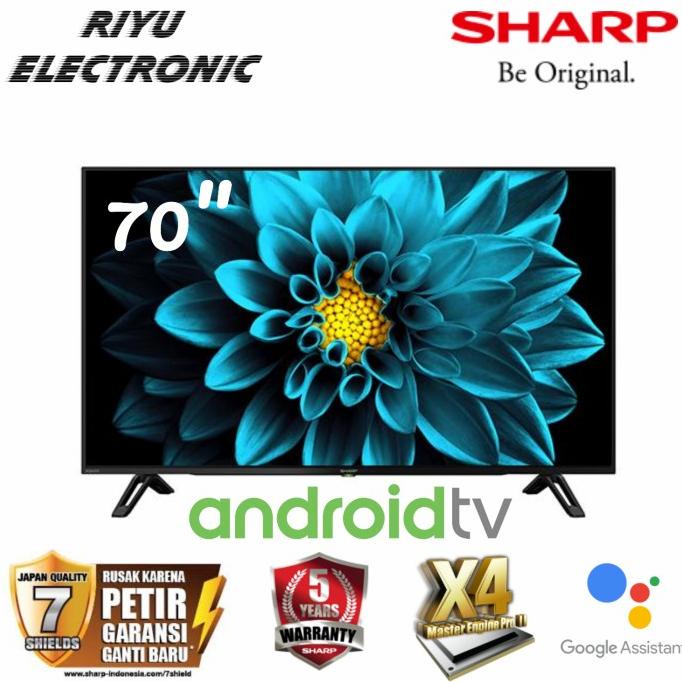 SHARP LED ANDROID TV 70 INCH 4T-C70DK1X