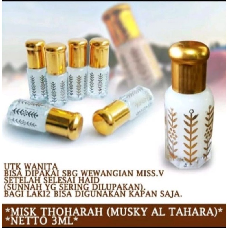 BPOM MISK THAHARAH PARFUM 3 ml Original | Misk tharah parfum pengganti deodorant