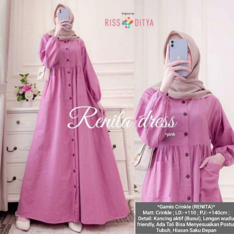 Gamis Crinkle / Gamis Crinkle Tali / Gamis Crinkle Premium / Gamis Crinkle Murah / Gamis Crinkle Terbaru / Gamis Crinkle Airflow / Gamis Crinkle Import