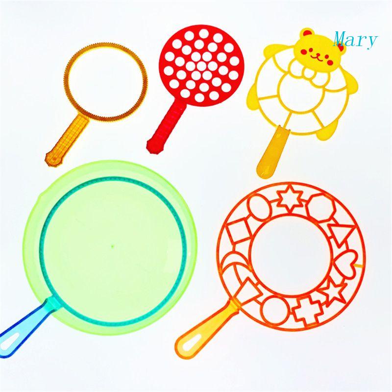 Mary 6Pcs Bubble Wand Making for Giant Bubble Summer Mainan Anak Interaktif G