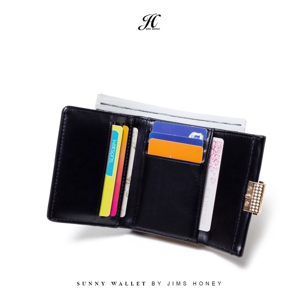 Jims Honey Sunny Wallet Dompet Lipat Wanita Kecil Mini Import Korea Fashion Murah Jimshoney JH