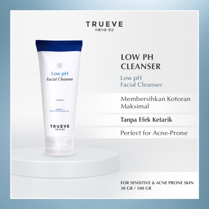 TRUEVE Gentle Low pH Facial Cleanser 100 G - 30 GR