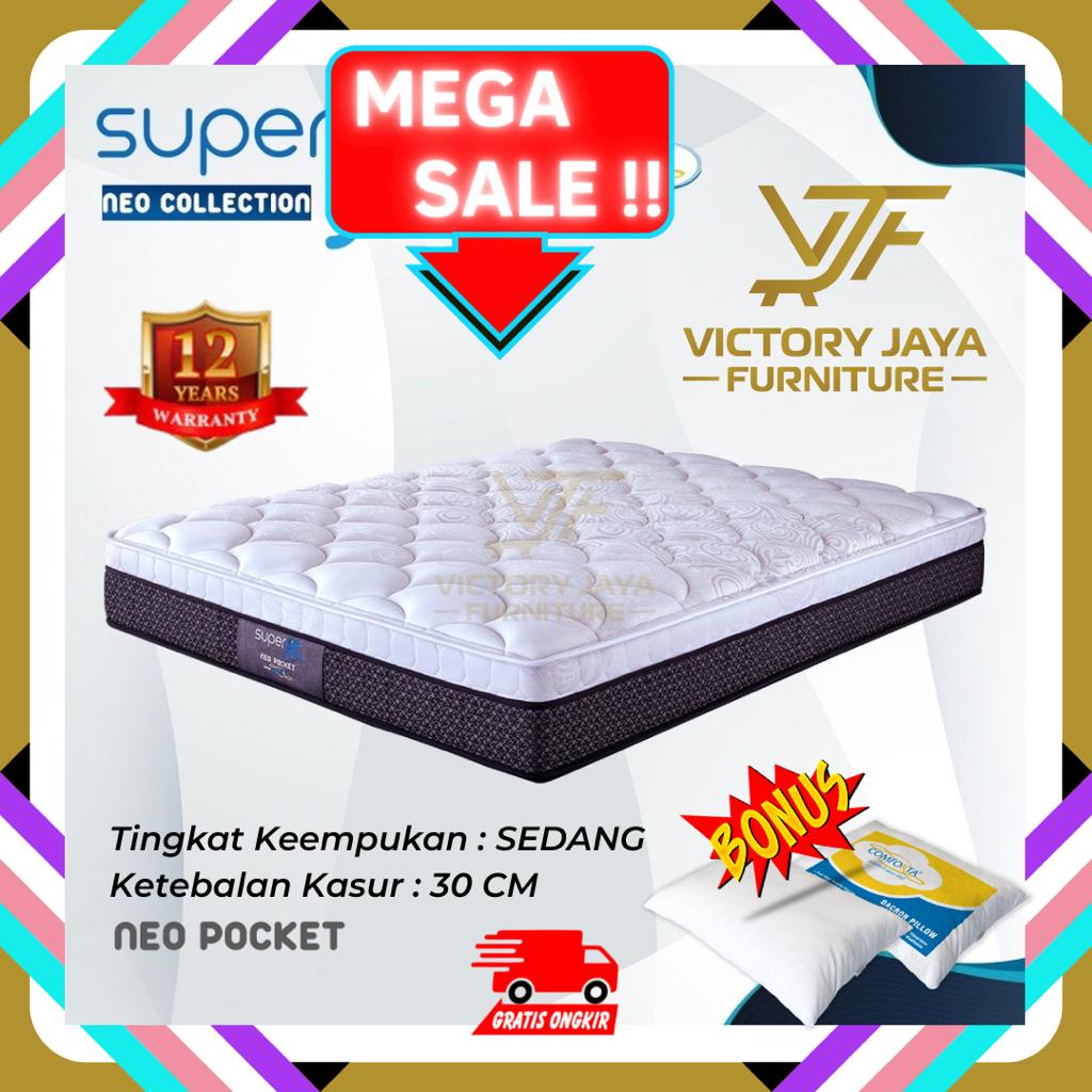 Kasur Spring Bed Comforta Superfit Neo Pocket (Hanya Kasur) Uk 180x200