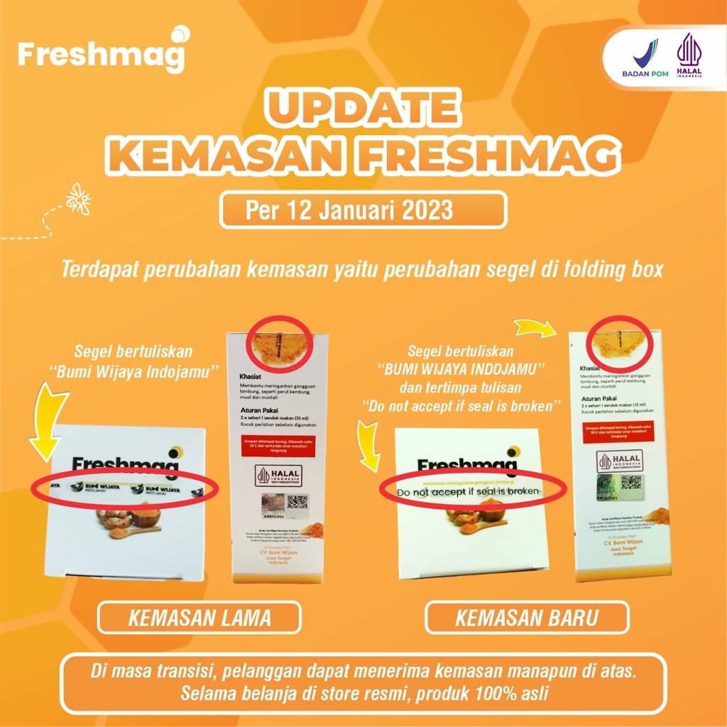 Freshmag – Fresmag Presmag Presmah Madu Herbal 3x Lebih Efektif Atasi Masalah Asam Lambung GERD Infeksi Pada Lambung Terapi Penyembuhan Maag Perkuat Organ Pencernaan Keluarkan Racun Dalam Perut
