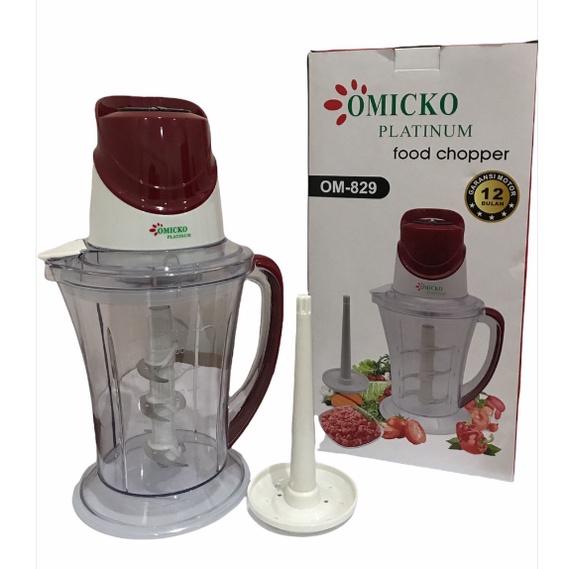 OMICKO CHOPPER / FOOD PROCESSOR OM-828 / OM 829 (PLASTIK / 2 LITER)
