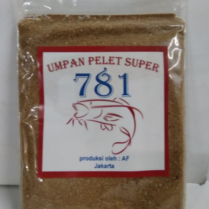 umpan pancing ikan mas pelet super 781 pelet halus amis