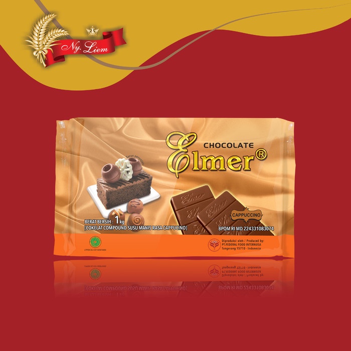 ELMER Chocolate Compound Cappucino 1 kg