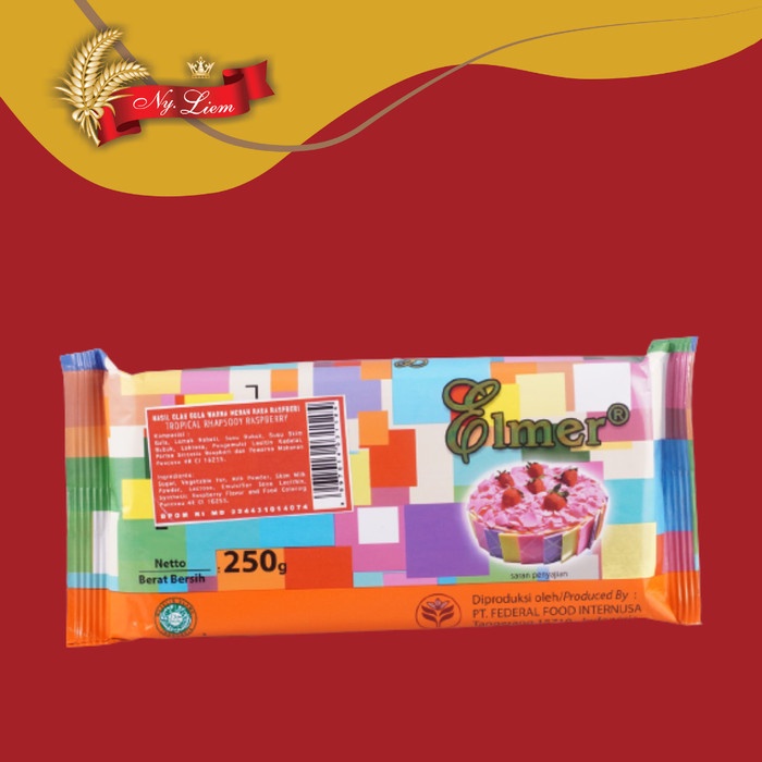 ELMER RASPBERRY Tropical Rhapsody Cokelat Compound 250 gram