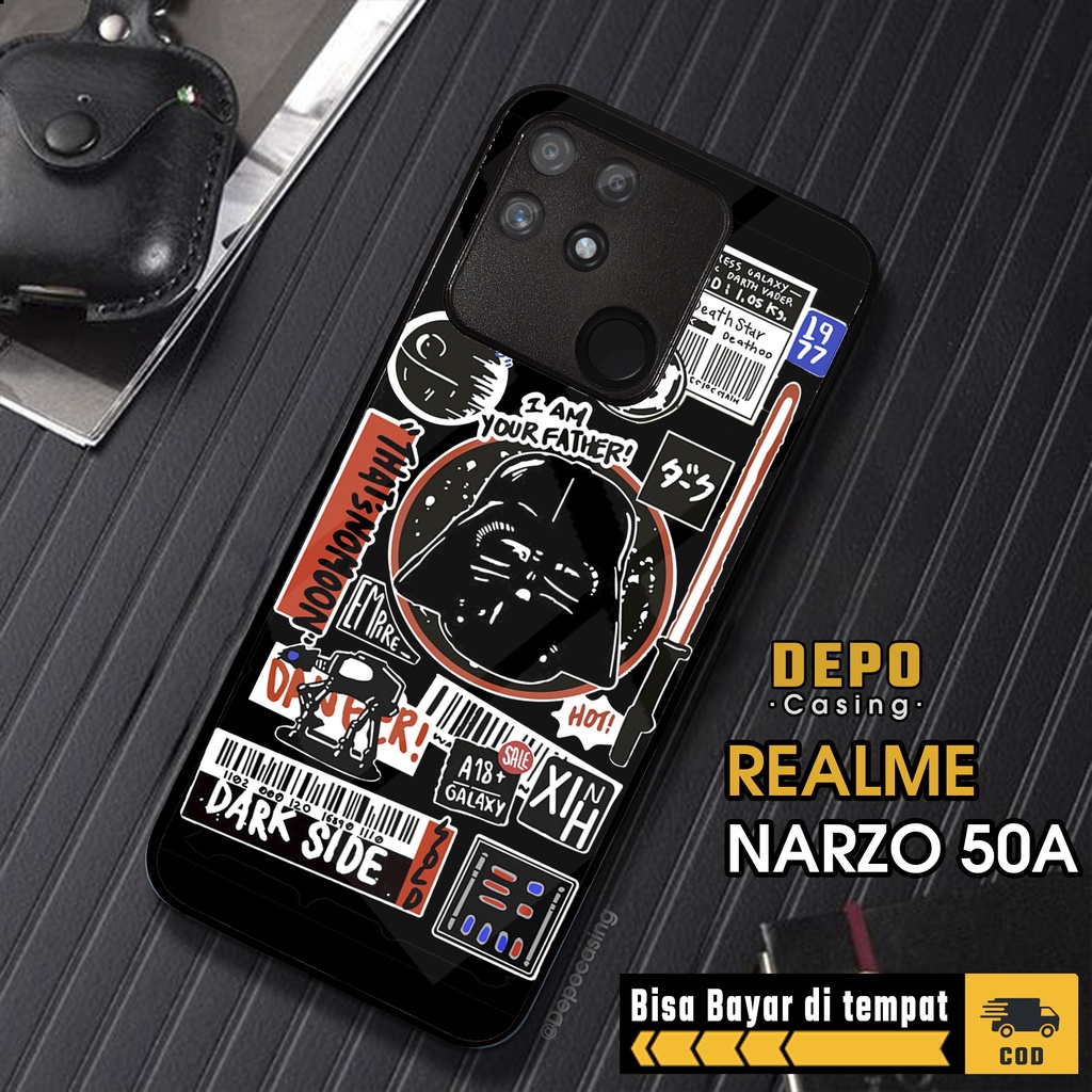 Case Realme Narzo 50A Casing Realme Narzo 50A  Depo Casing [STWR] Case Glossy Case Aesthetic Custom 