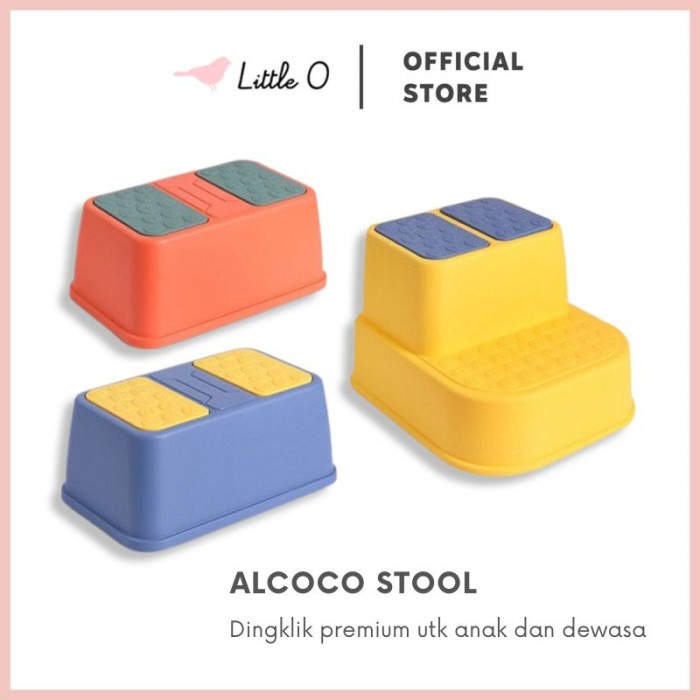 Toilet Premium Children Step Alcoco / Dingklik Anak Dan Dewasa / Kursi Anak