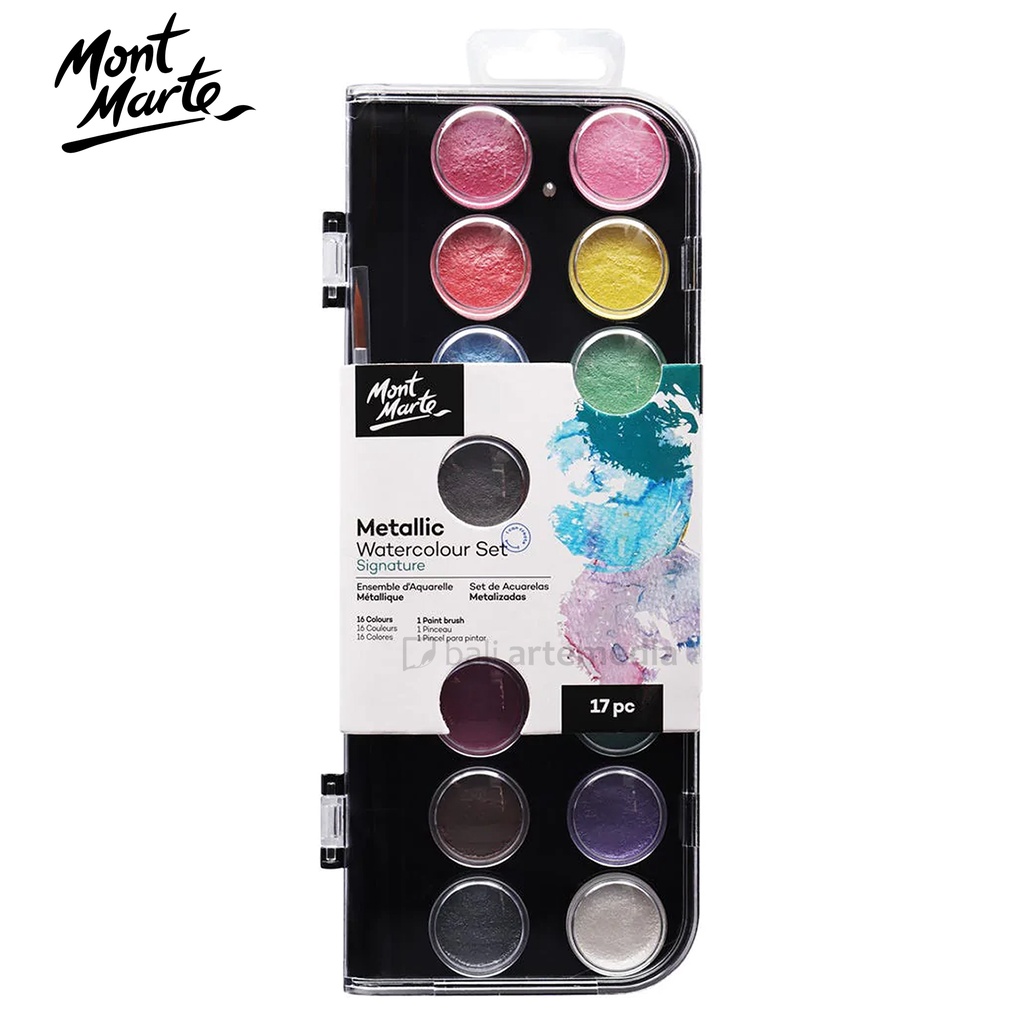 Mont Marte - Metallic Watercolour Cake Set Signature