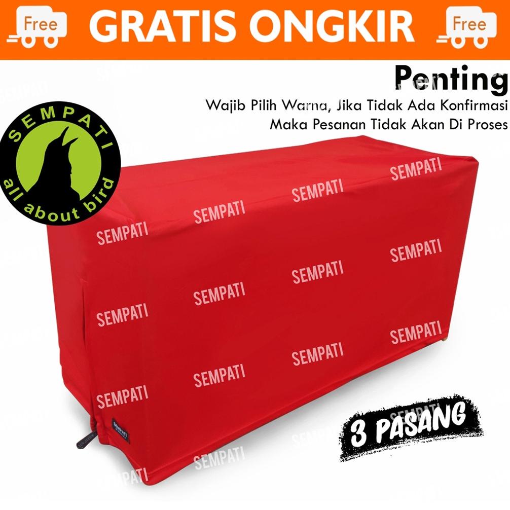 KRODONG KERODONG SANGKAR KANDANG BURUNG MERPATI 3 PASANG 6 PINTU PETAK DONGDANG MEREK SEMPATI KRM3SM