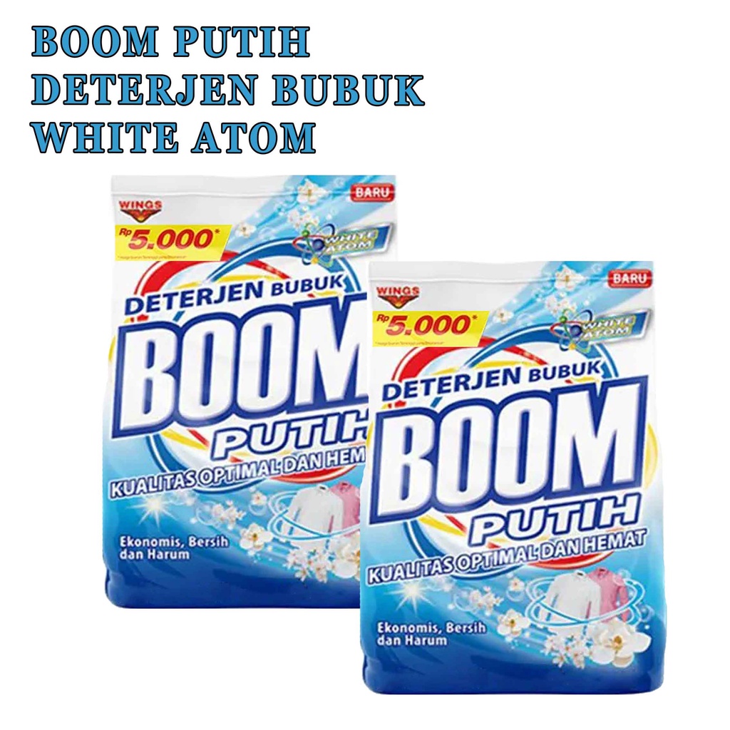 Deterjen Ekonomi Boom* Dertejen Bubuk* Deterjen Ekonomi* 280g