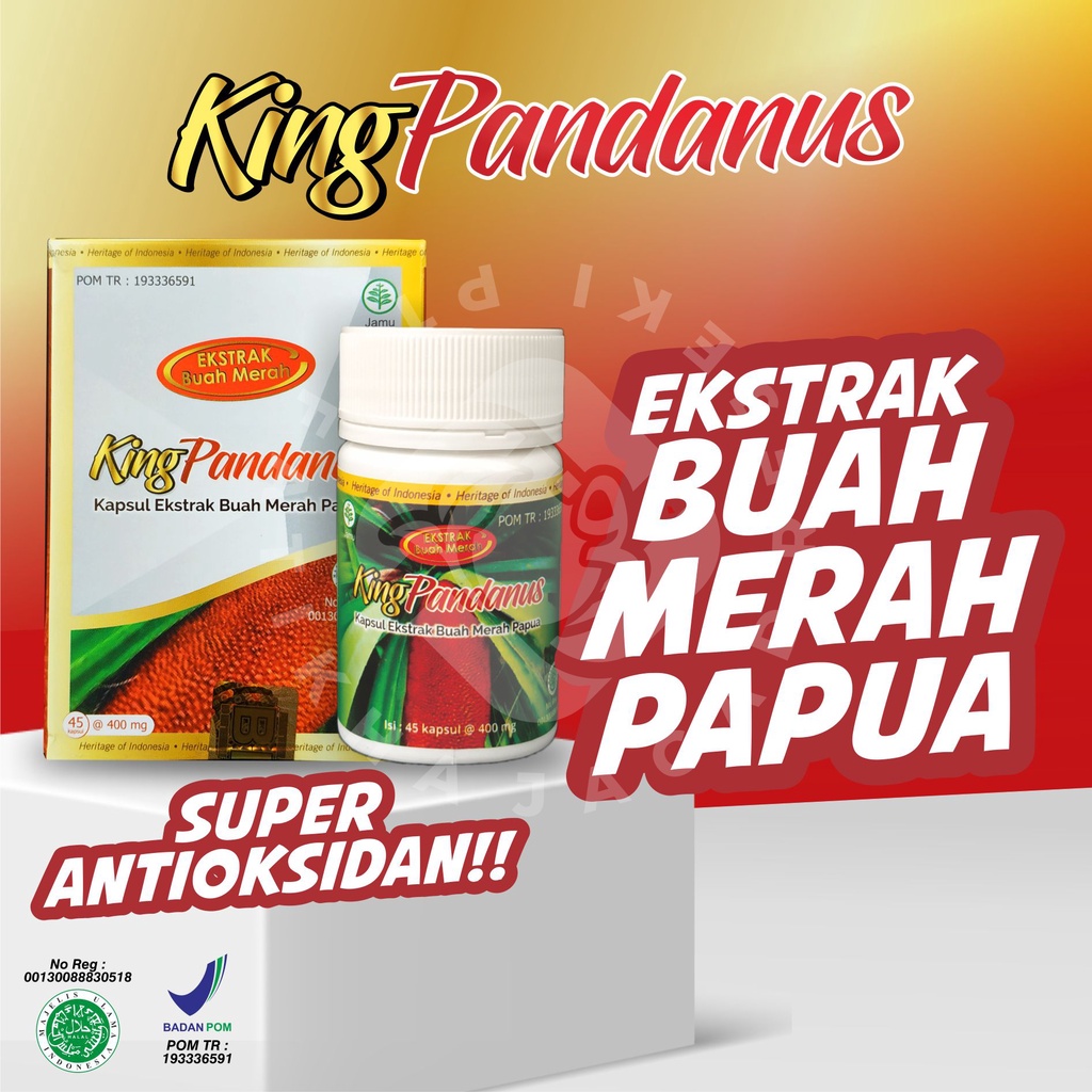 KING PANDANUS 100% BUAH MERAH PAPUA ASLI OBAT HERBAL DIABETES