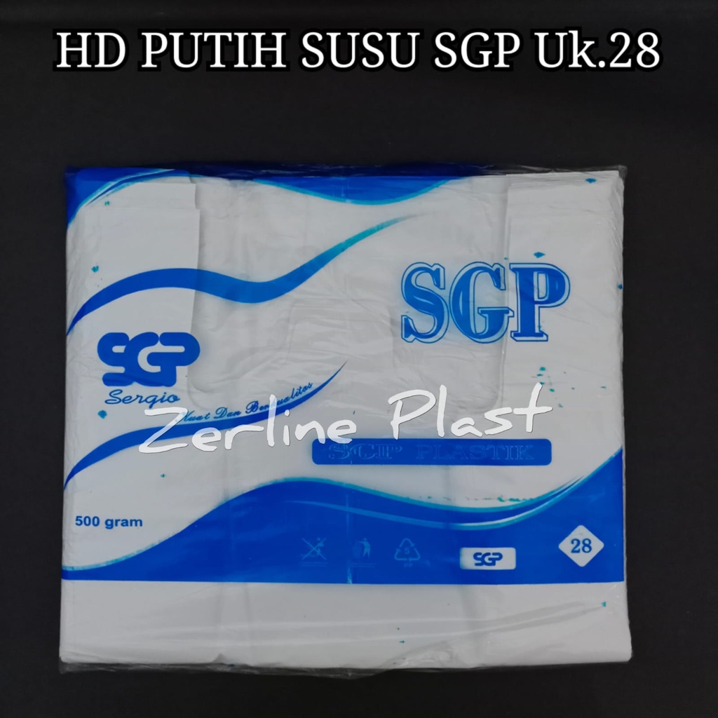 Kantong Plastik SGP PUTIH SUSU @±500gram