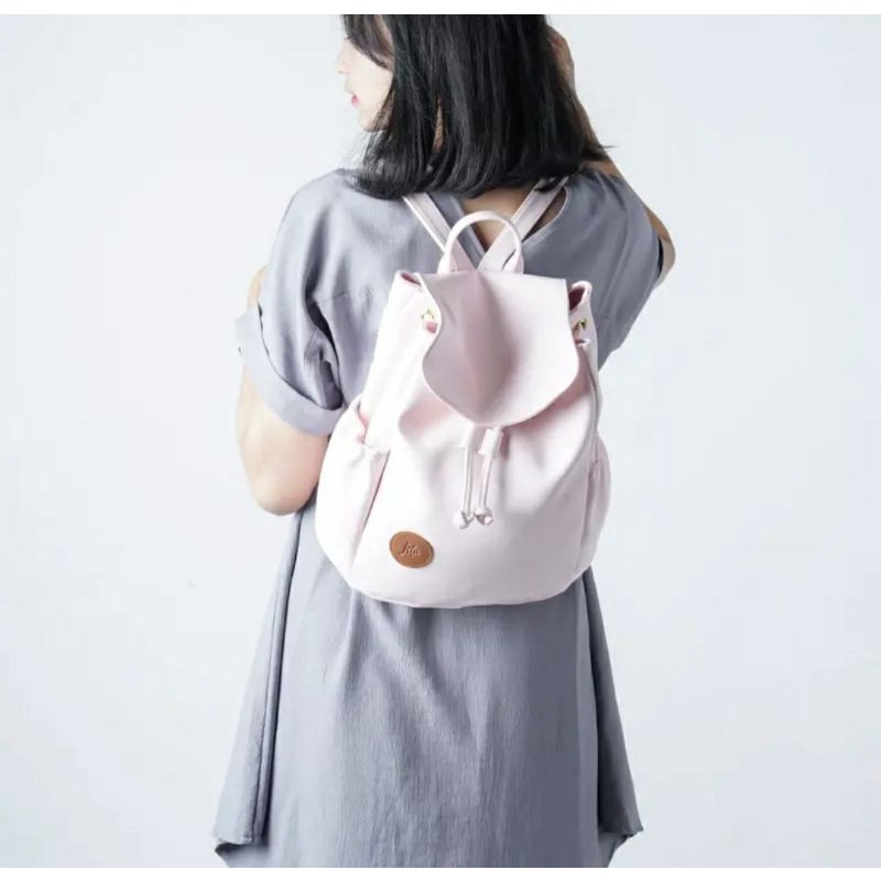 Hilda - Tas Ransel wanita backpack dewasa bisa untuk sekolah warna crime,pink, hitam, abu