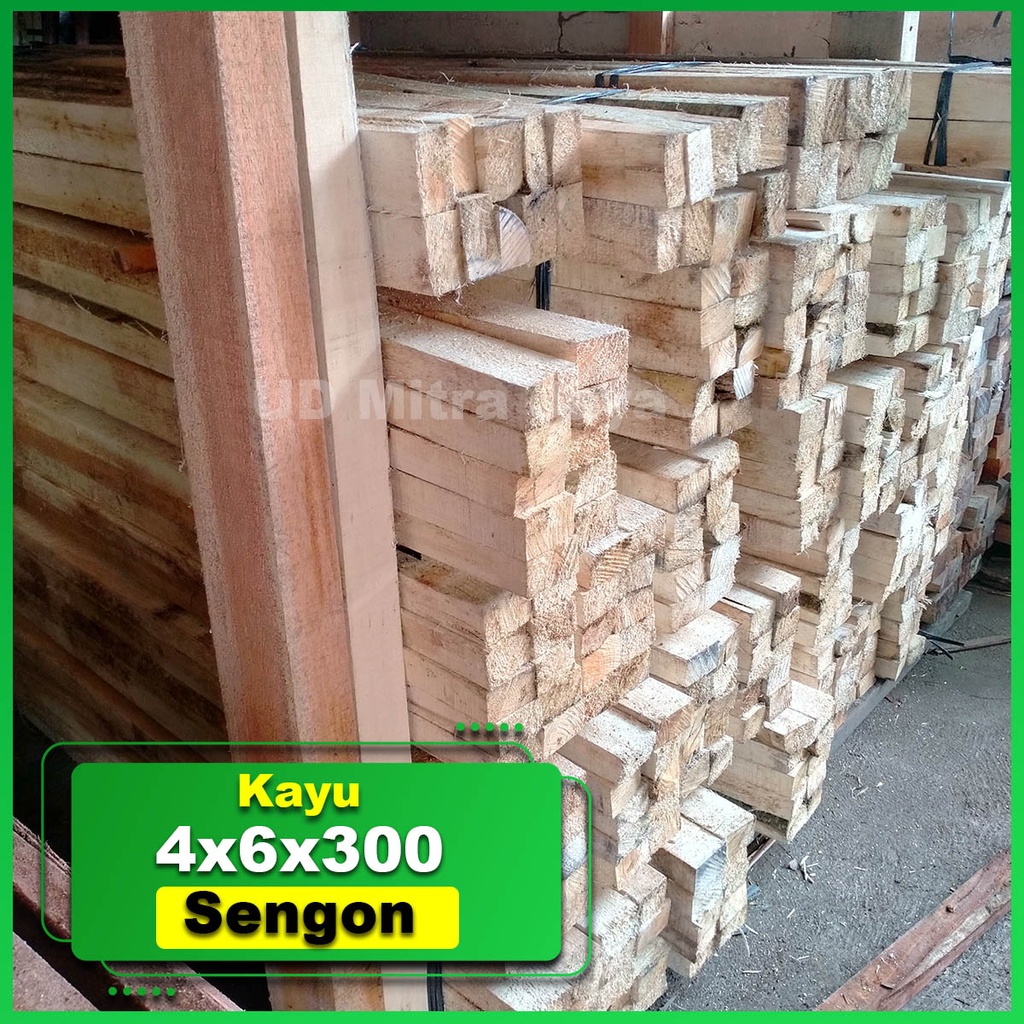 kayu sengon 4x6 panjang 3meter
