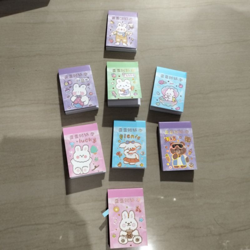 BOOK STIKER KARTUN MINI LUCU ISI 24 lembar