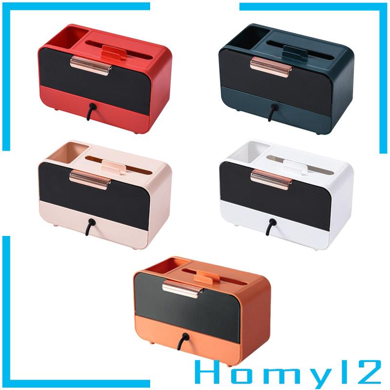 [HOMYL2] Kotak Tissue Cover Storage Organizer Nakas Organizer Desktop Untuk Kantor