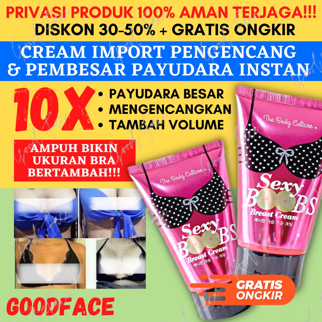 PENGENCANG PAYUDARA SEXY BOOBS ORIGINAL THAILAND - PEMBESAR PAYUDARA - PAYUDARA MONTOK