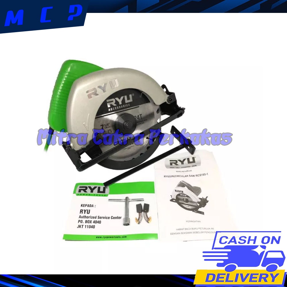 TERMURAH  Circle Saw  / RYU Circular saw - Marble Cutter 4 inc Mesin Potong Kayu 7&quot; Pemakaian Rumah Tangga Gergaji Tangan Listrik Sekelas ryu