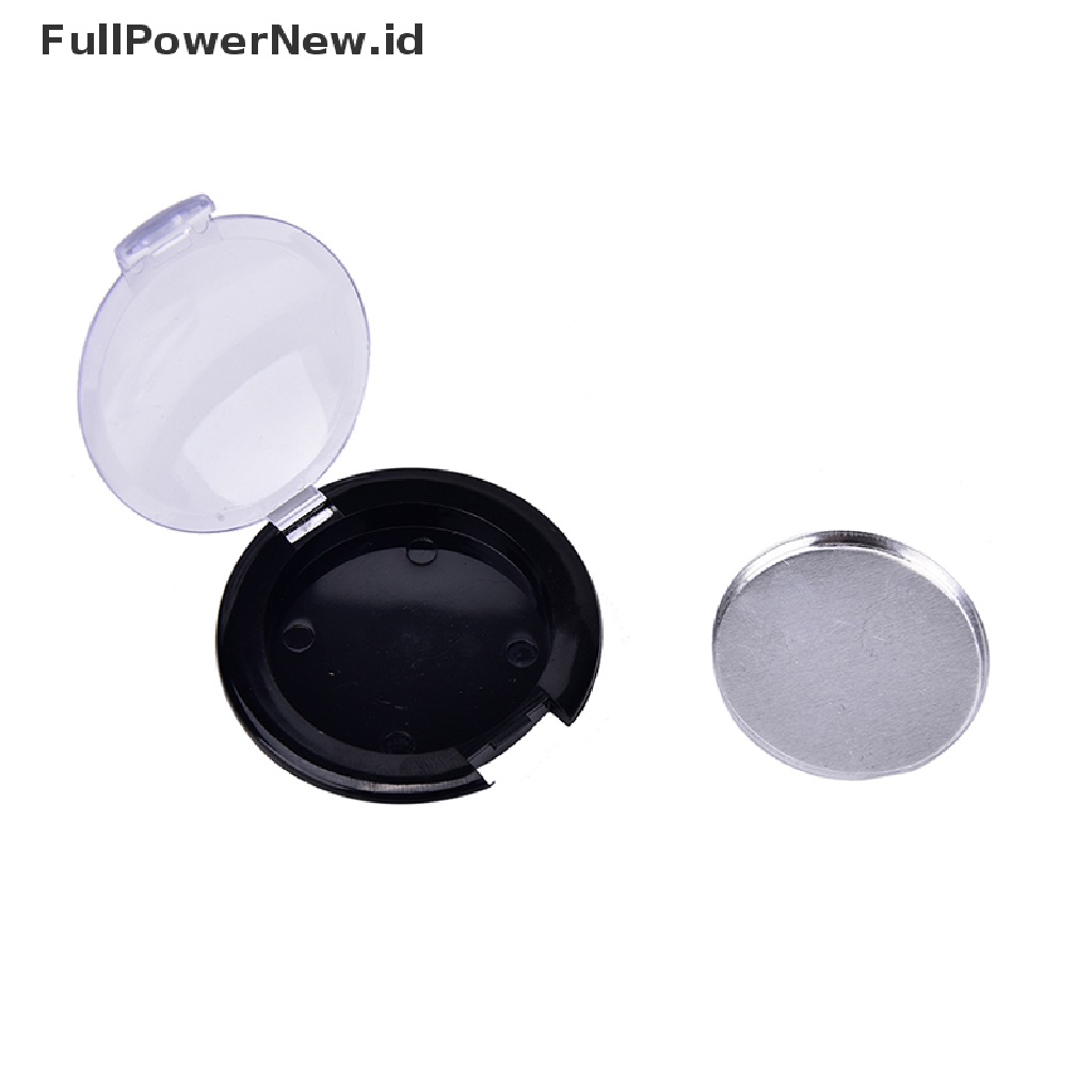 Power1/2pc Kosong Eyeshadow Case Palette Pans Magnet Bubuk Kosmetik Makeup DIY 5ml ID