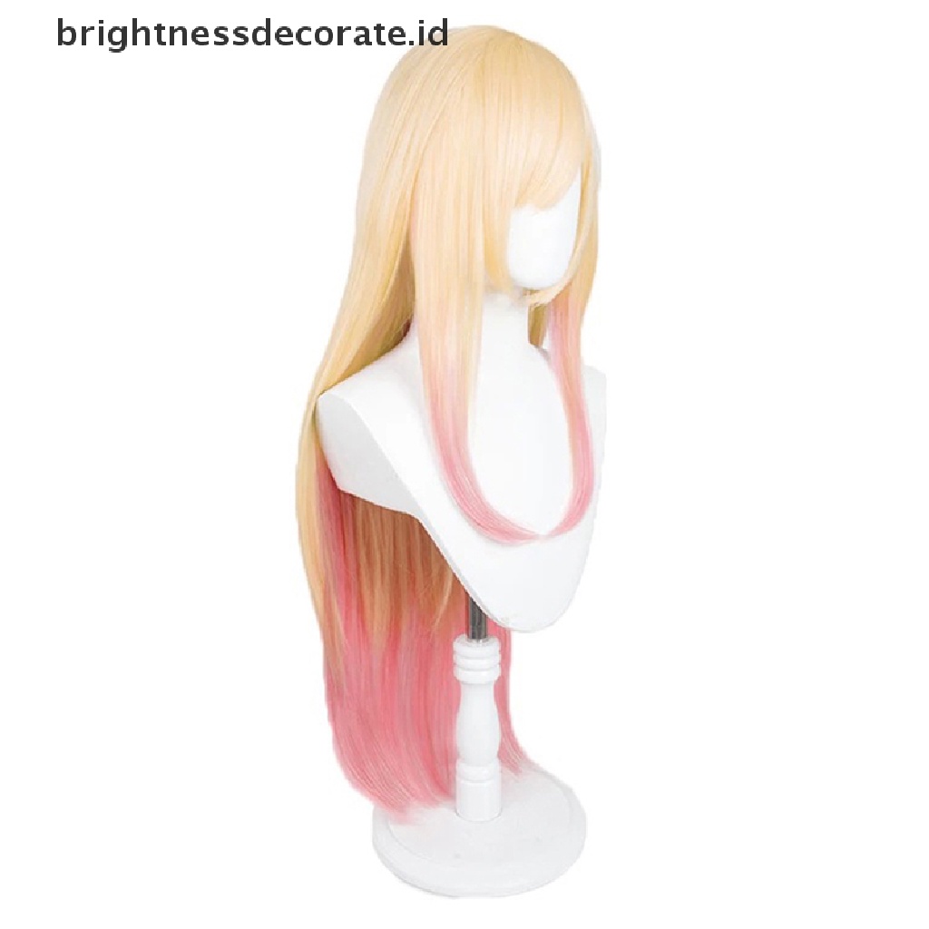 [Birth] Anime My Dress-Up Darling Marin Kitagawa Cosplay Wig Rambut Gradasi Kuning [ID]