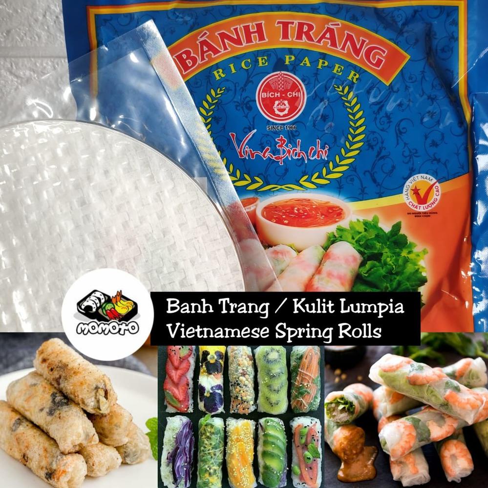 

Cuma Di Sini Banh Trang Rice Paper 22 cm 5 lembar / Kulit Lumpia Vietnam / Spring Roll