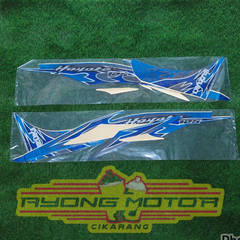 Striping Suzuki Hayate 125 2011 Biru