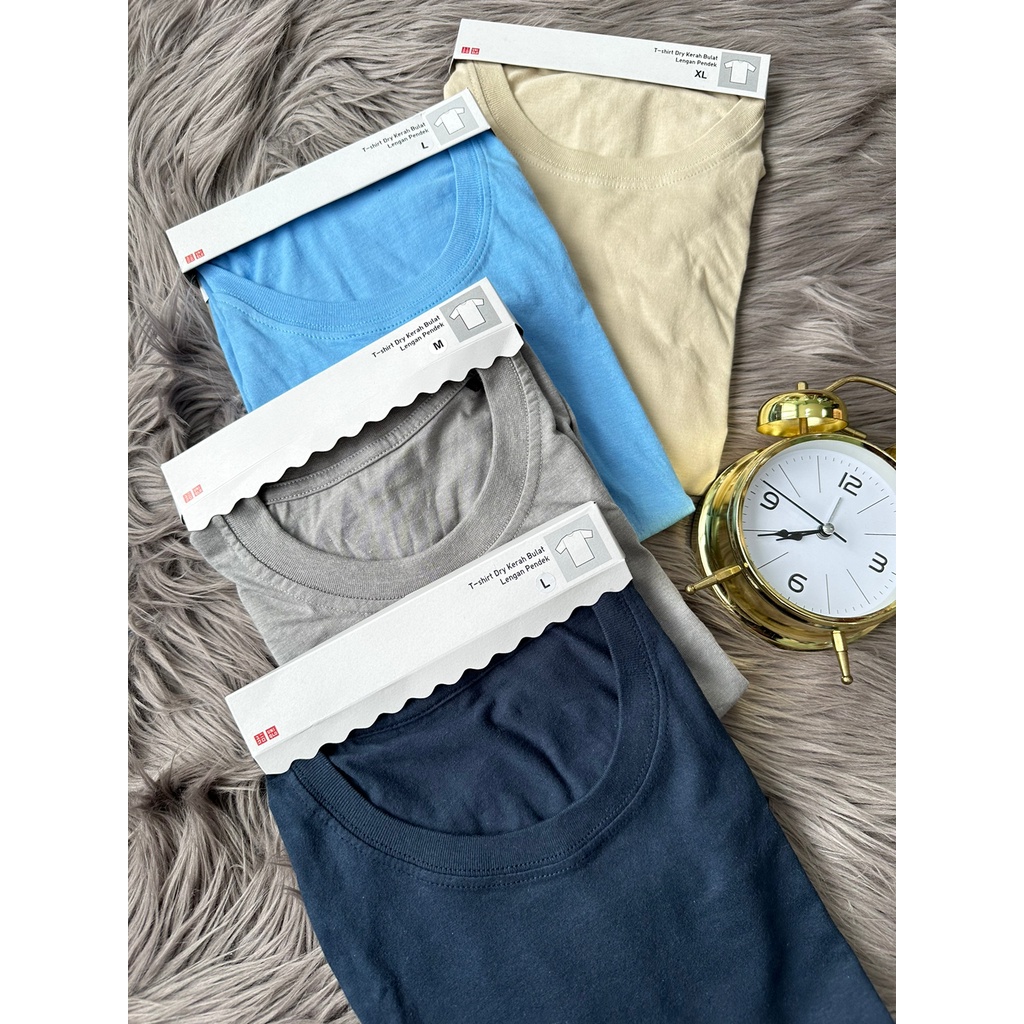Unq cotton basic  tshirt/free Termos 150rban pembelian 6pc kaos..