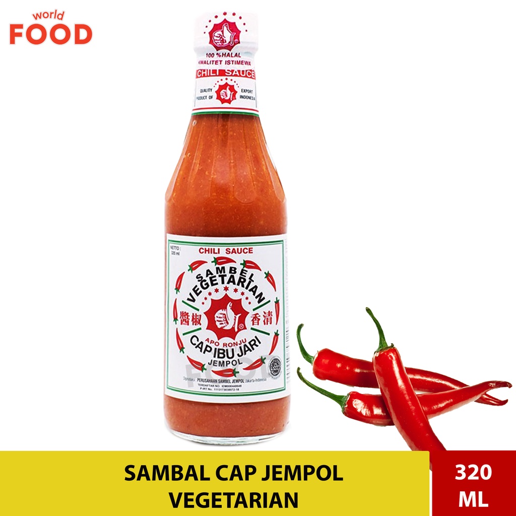 

SAMBAL CAP JEMPOL VEGETARIAN 320ML