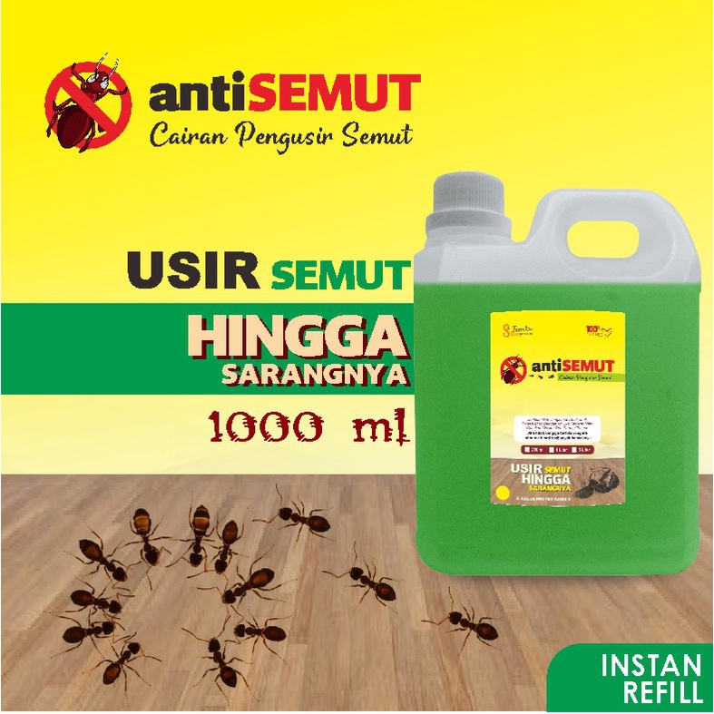 Racun Pengusir  Anti Semut Super Ampuh Original Kemasan 1 Liter Jerigen