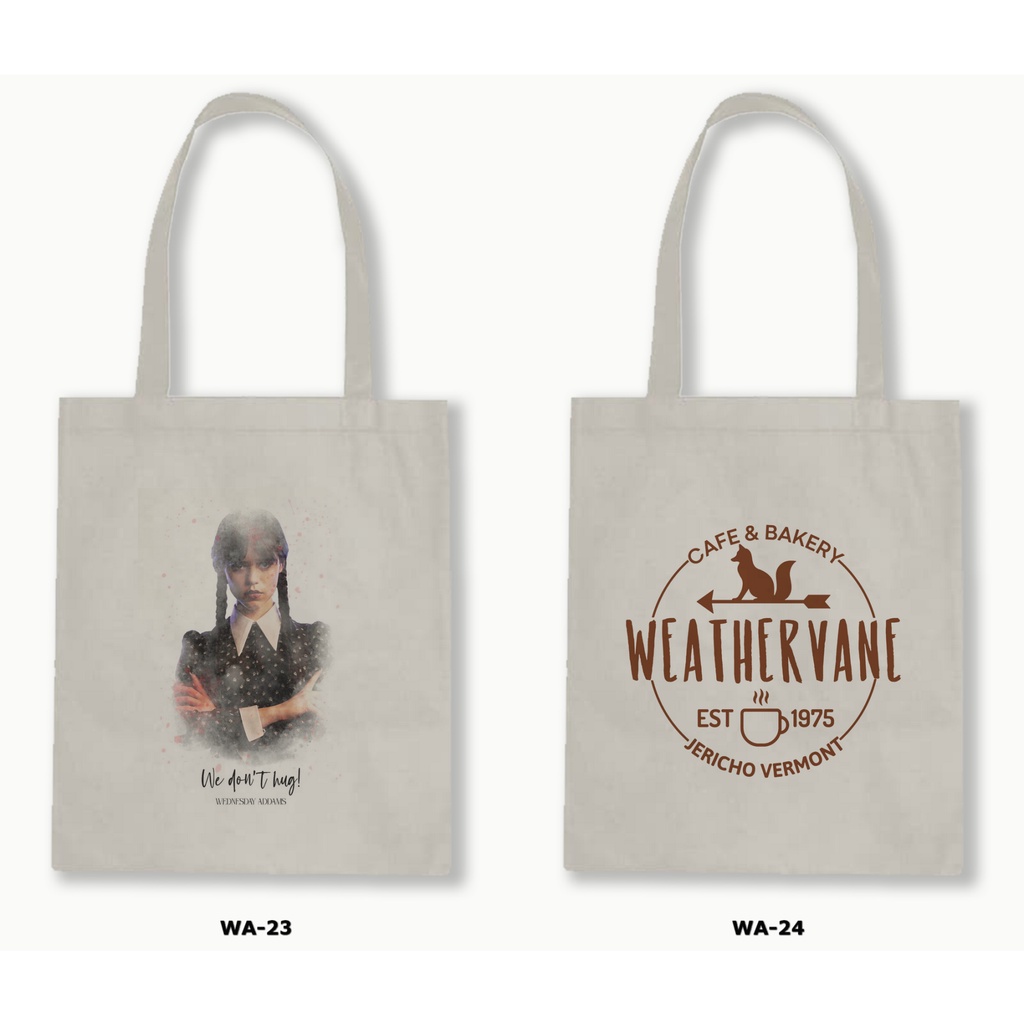 TOTE BAG BLACU - WEDNESDAY / WEDNESDAY ADDAMS 2