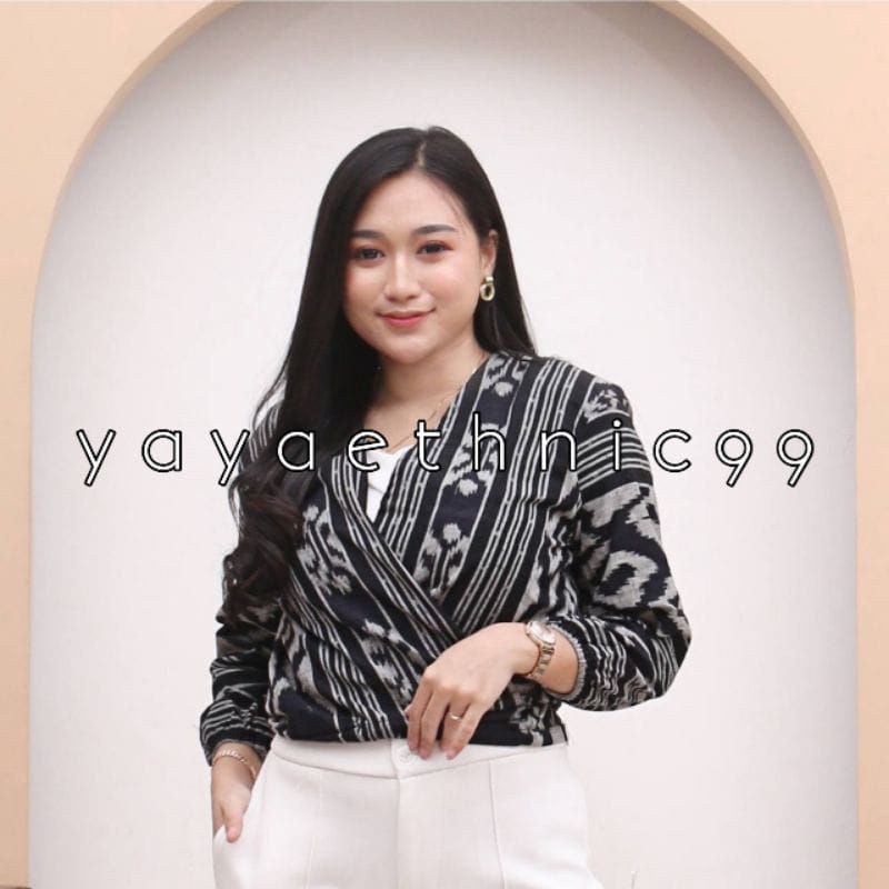 [Ready Stok] Outer Yaya Troso, Busana Ethnic, Outer Tenun Troso.