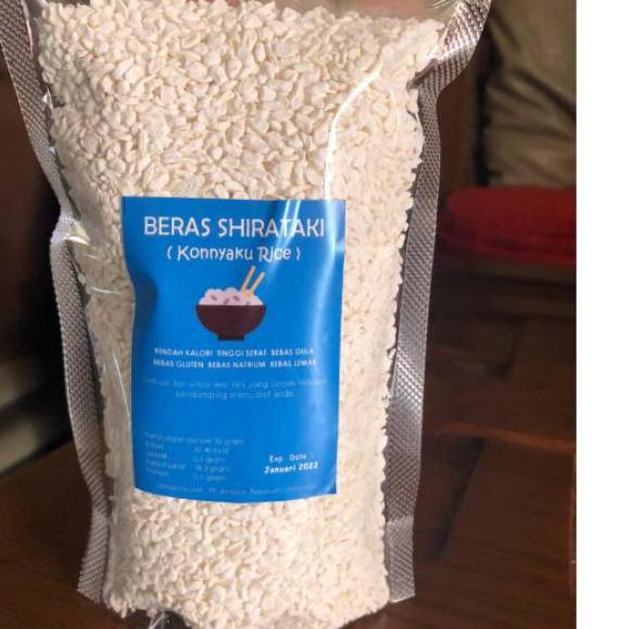 

Termurah [KP8] Beras shirataki 250gram/konyaku rice 250gr